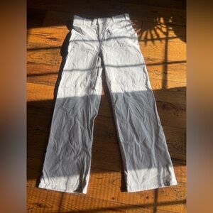 Pilcro by Anthropologie Cream Women’s Wide Leg Corduroy Pants Size 26 Tall